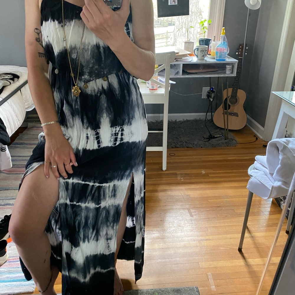 Slit Leg Maxi Dress